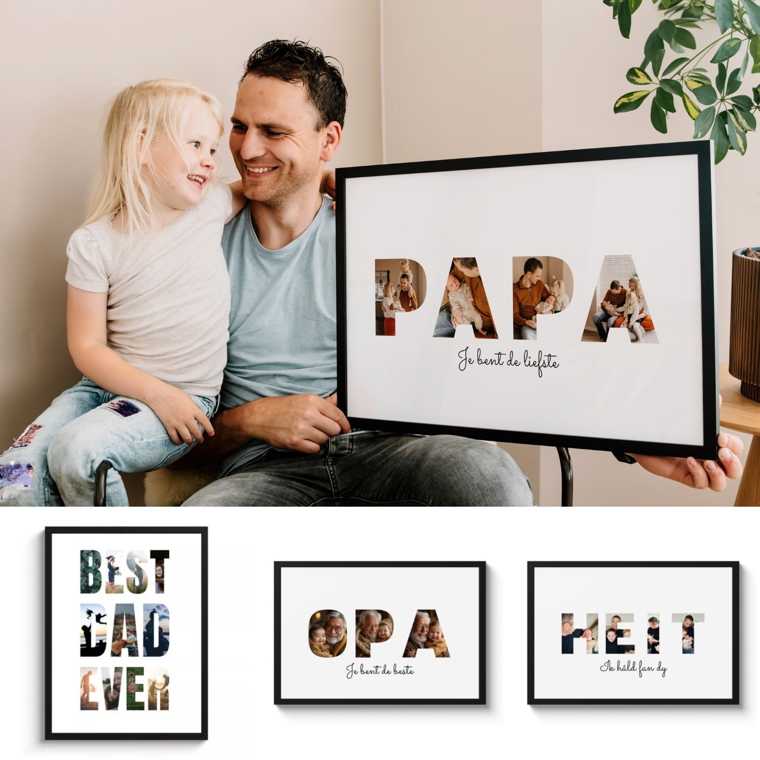 Gepersonaliseerde fotolijsten