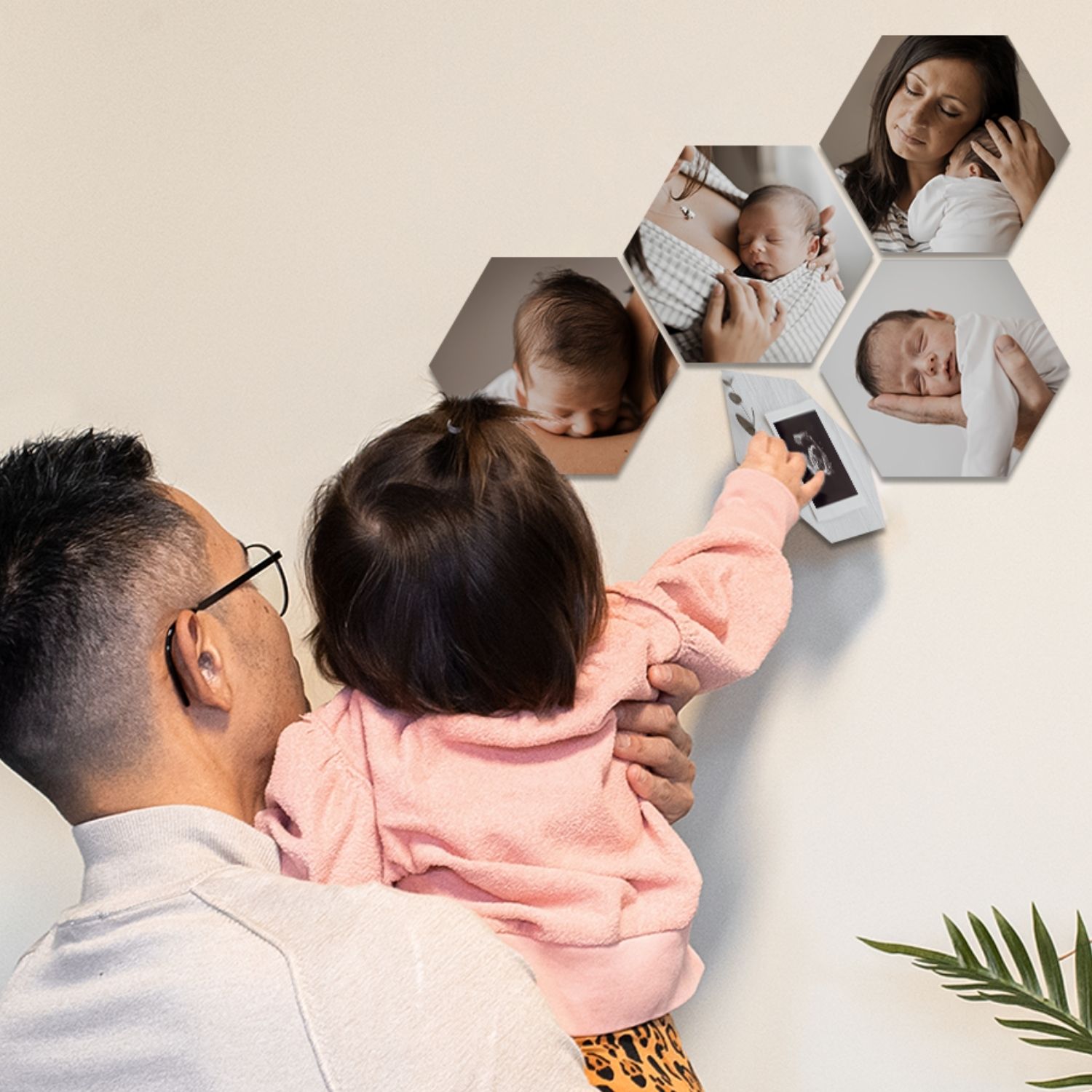 Hexagon collage vaderdag 2024