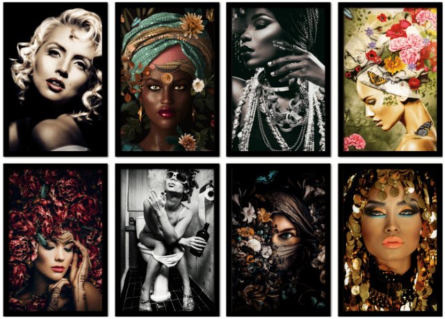 Poster met lijst exclusief