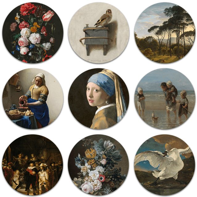 Muurcirkel Oude Meesters