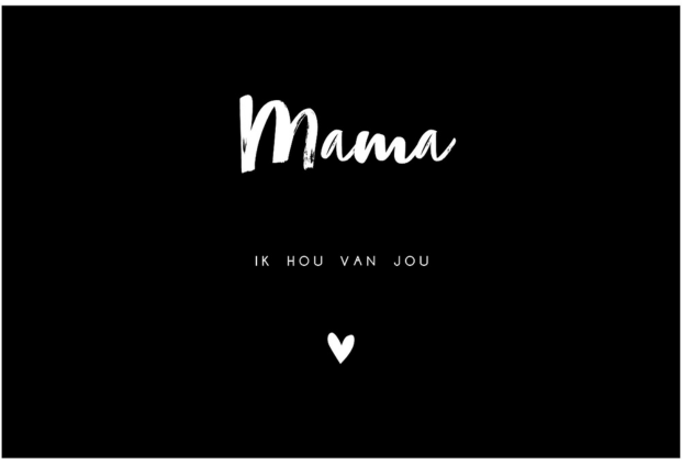 inductiebeschermer mama met tekst