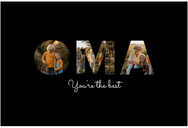 inductiebeschermer oma met fotos