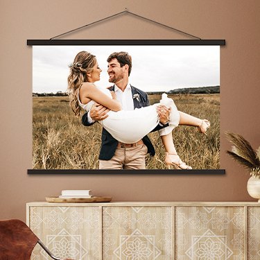 Schoolplaat met trouwfoto